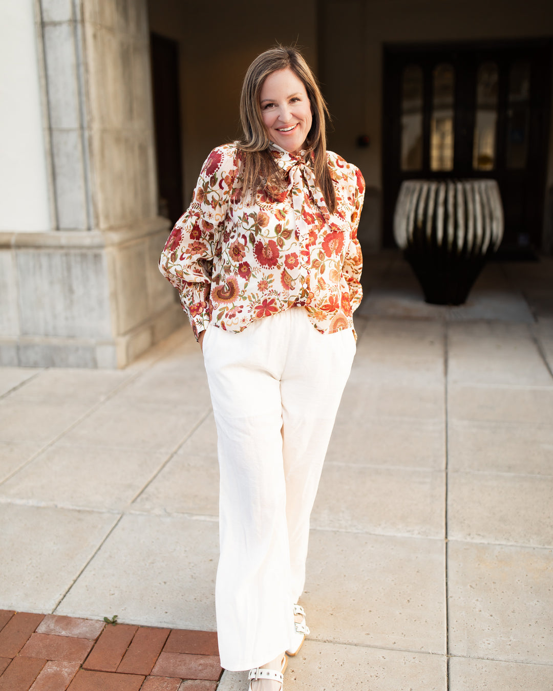 The Emery Print Blouse