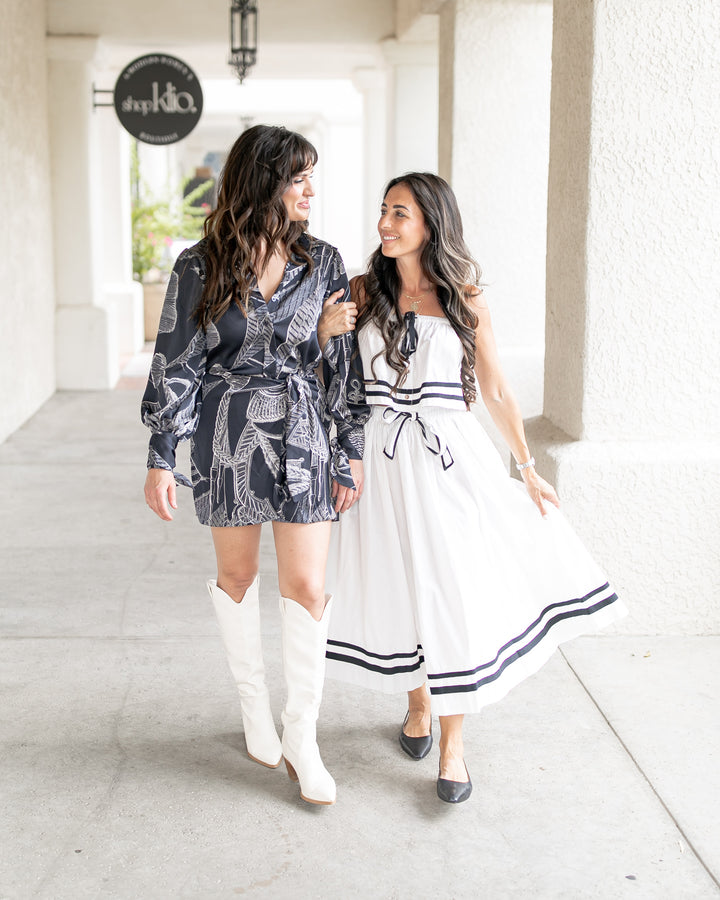 The Eliza Bow Tie Top