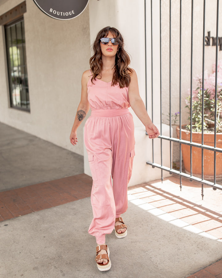 The Lacey Jogger Style Jumpsuit