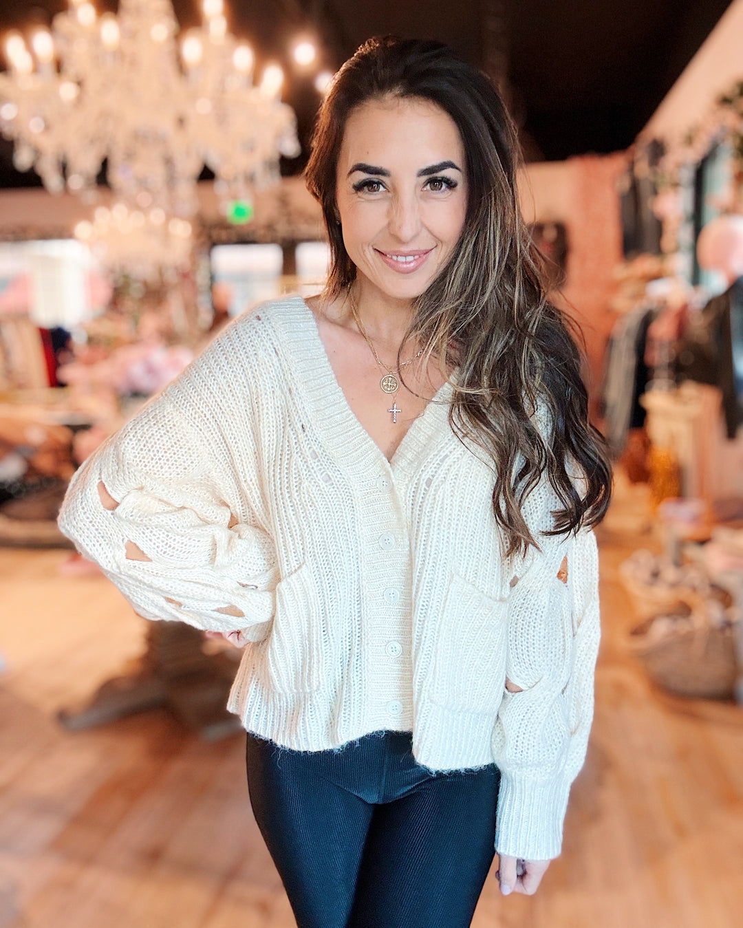 Avery Cream Sweater