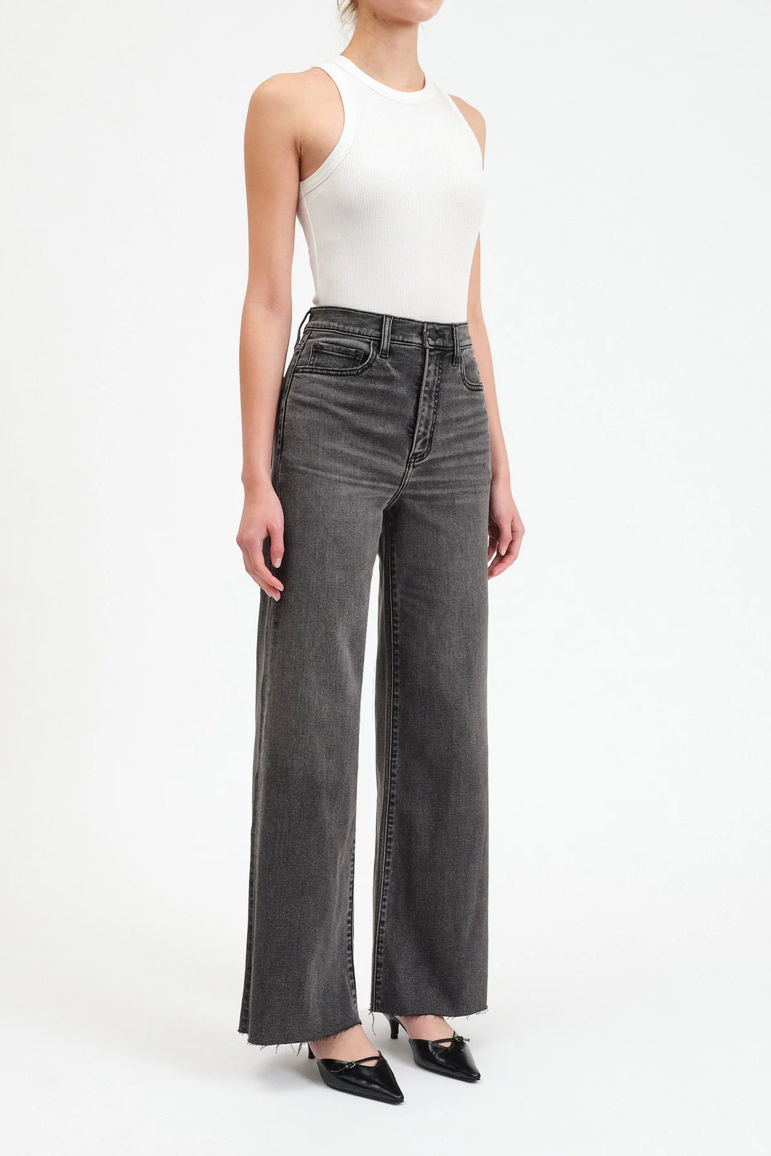 Far Out High Rise Jeans in Milky Way by Daze Denim