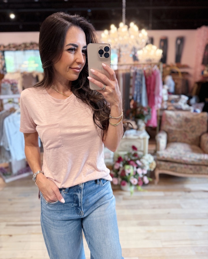 The Lila Tee - Pink