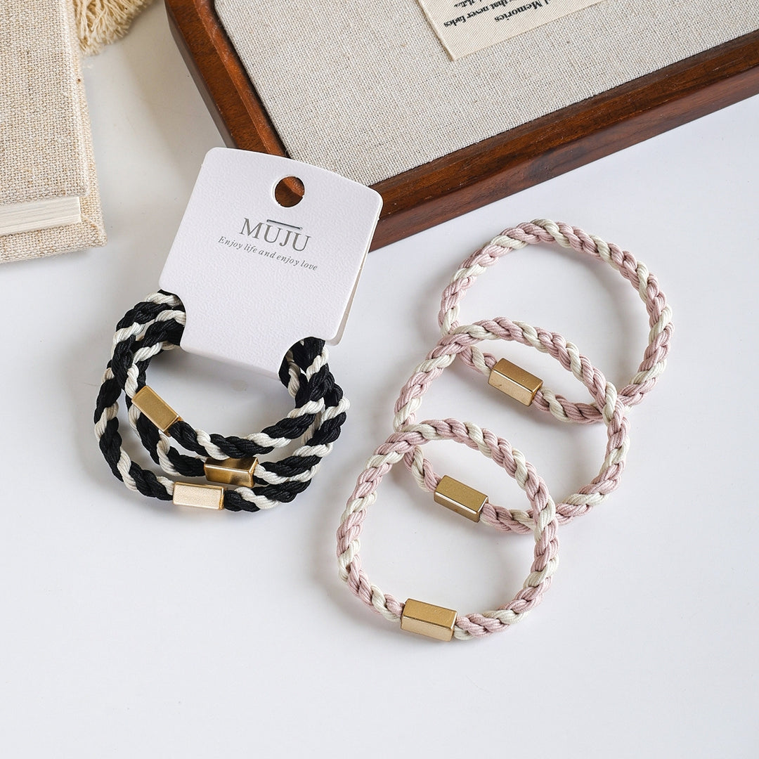 The Braided Charm Hair Ties