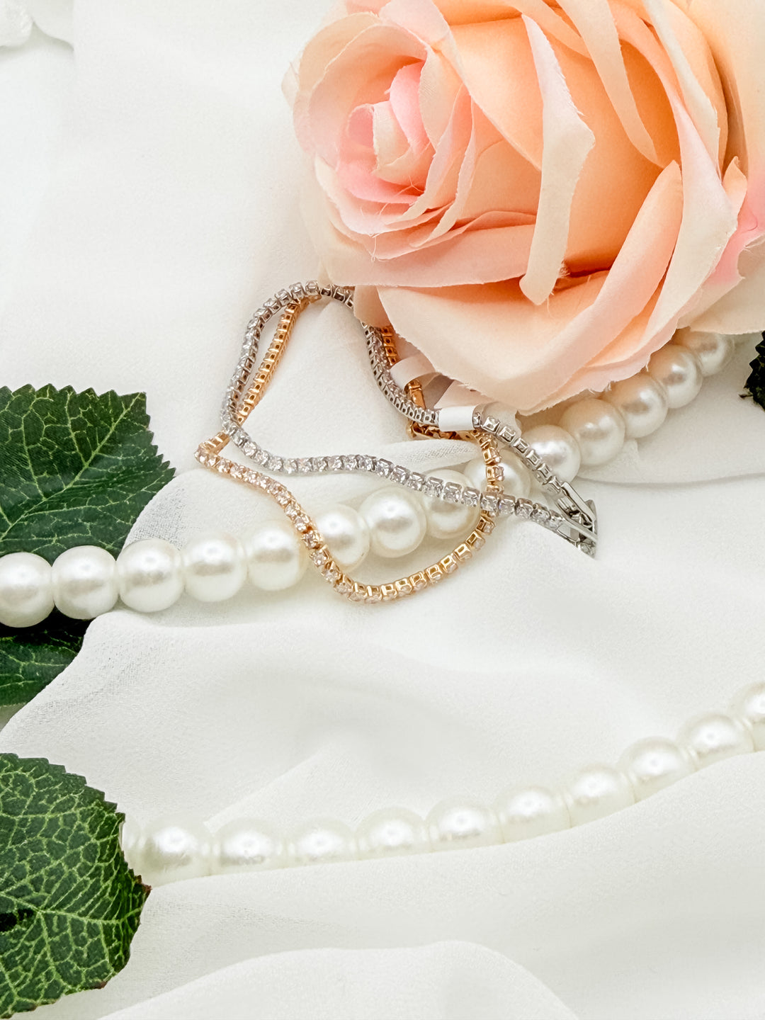 The Elizabeth Rhinestone Bracelet