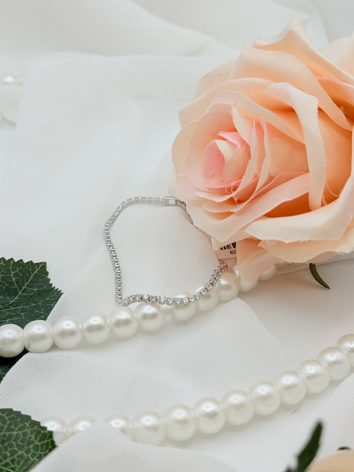 The Elizabeth Rhinestone Bracelet