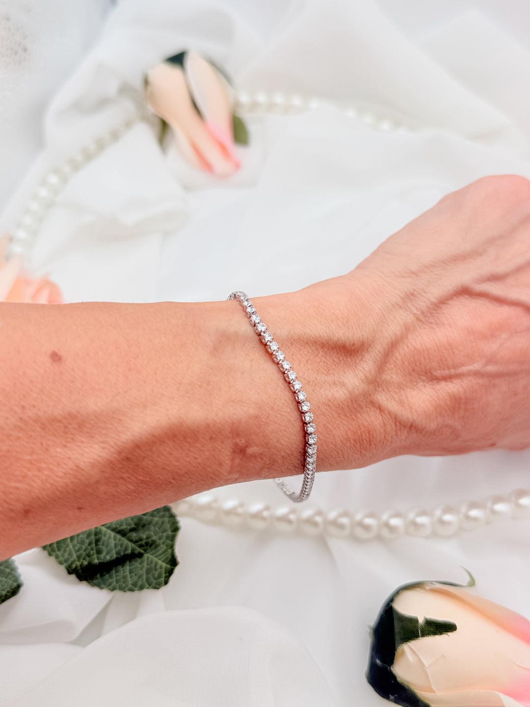 The Elizabeth Rhinestone Bracelet