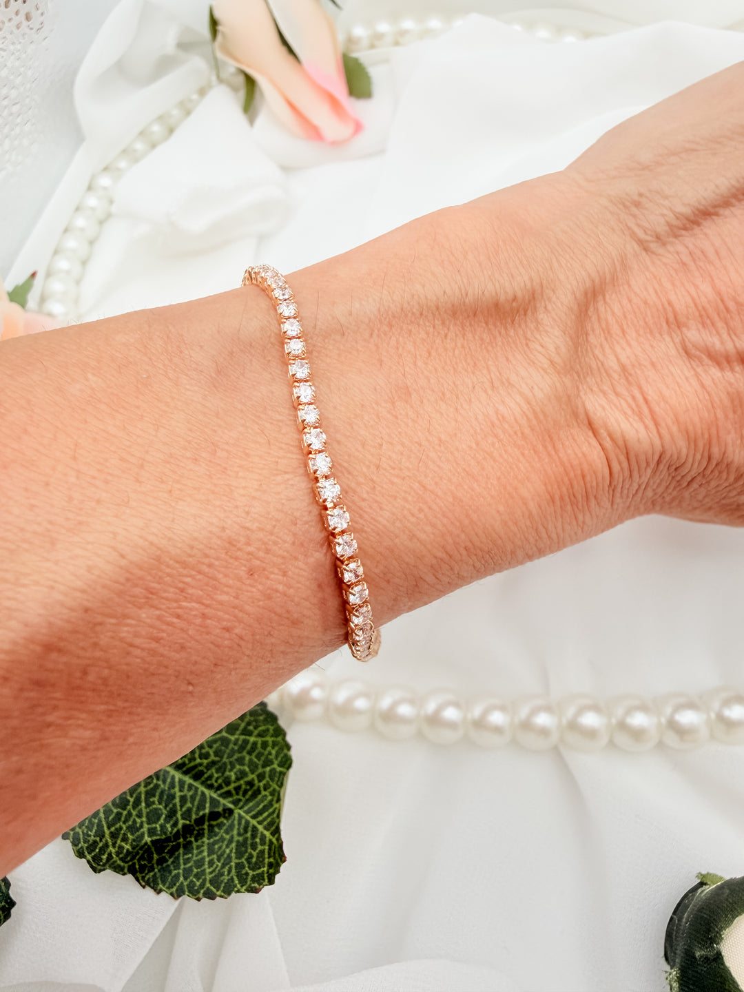 The Elizabeth Rhinestone Bracelet