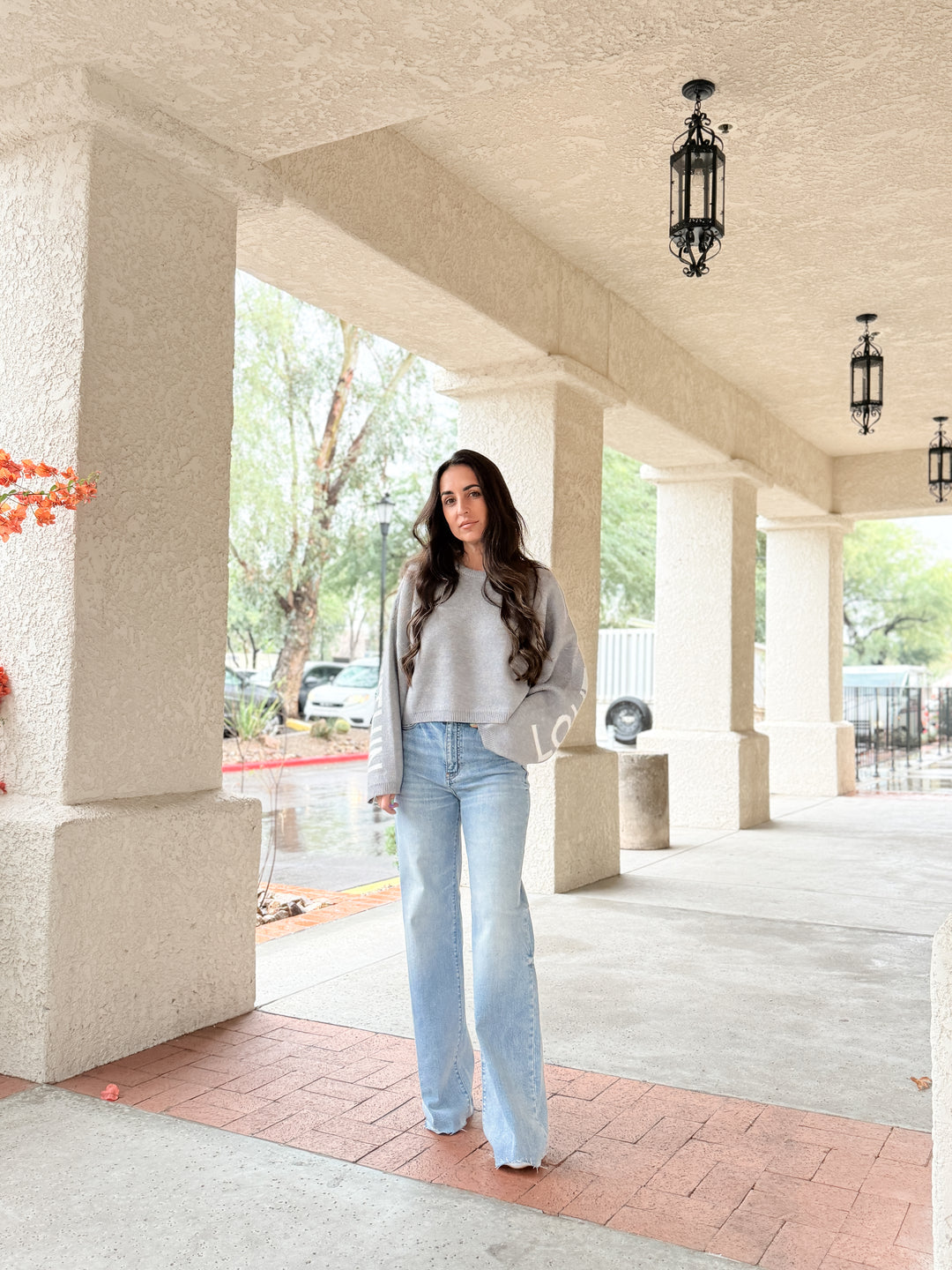 Far Out High Rise Wide in Fools Gold by Daze Denim