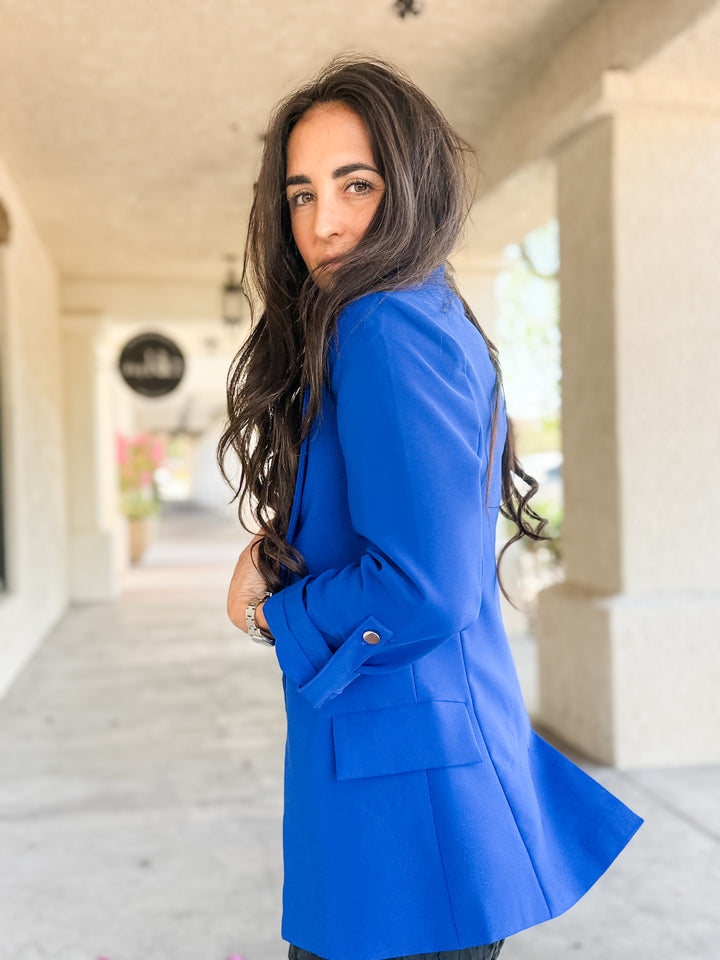 The Tailored Blazer - Royal Blue