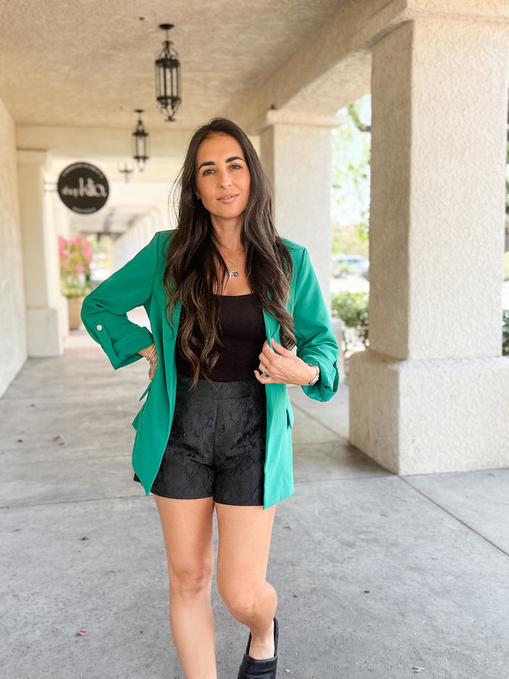 The Tailored Blazer - Emerald
