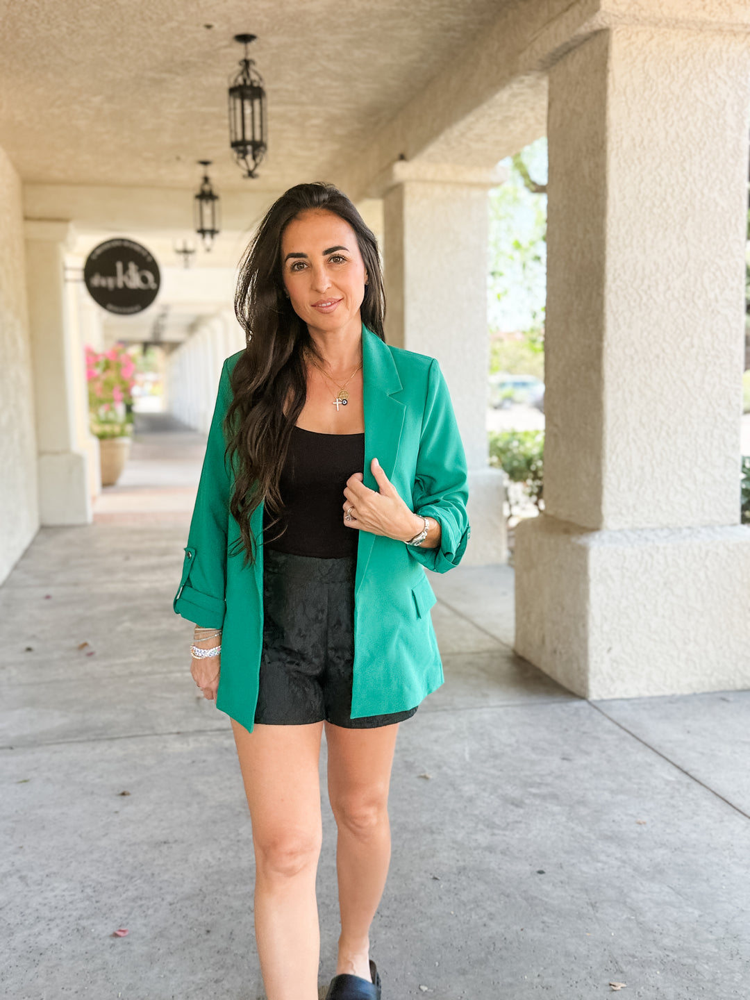 The Tailored Blazer - Emerald