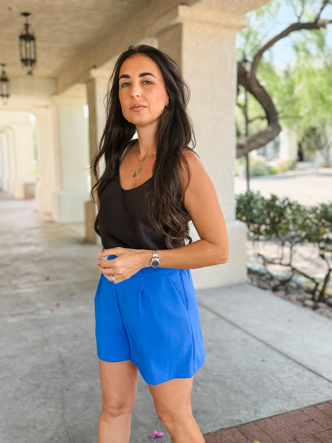 The Bobby Satin Cami - Black