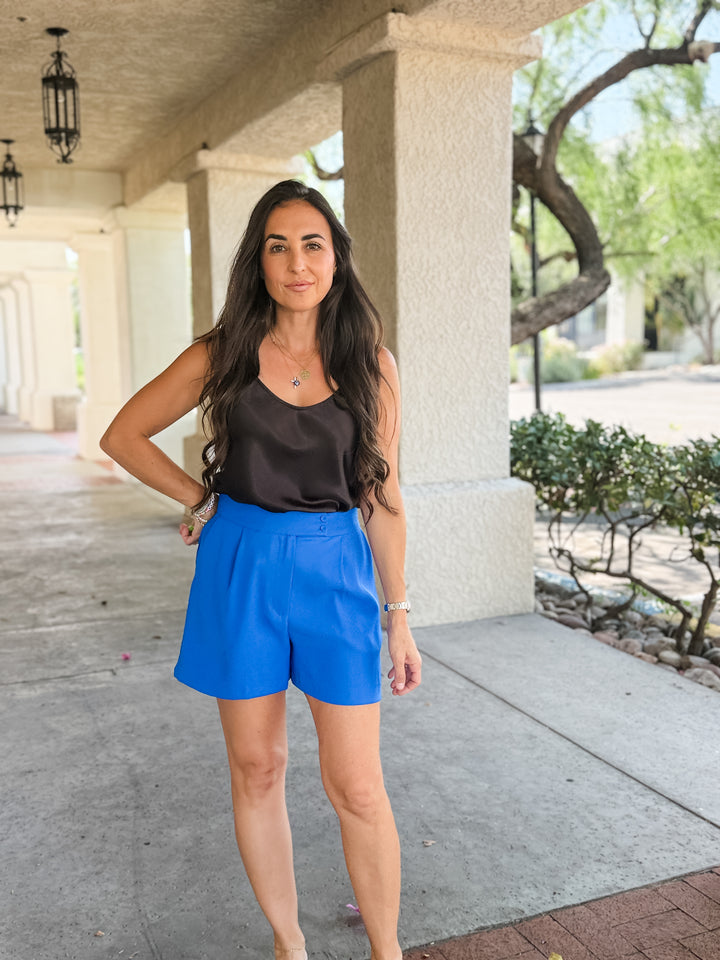 The Romy Shorts - Electric Blue