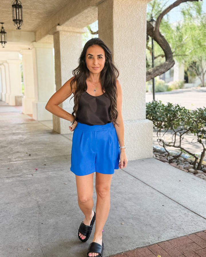 The Romy Shorts - Electric Blue