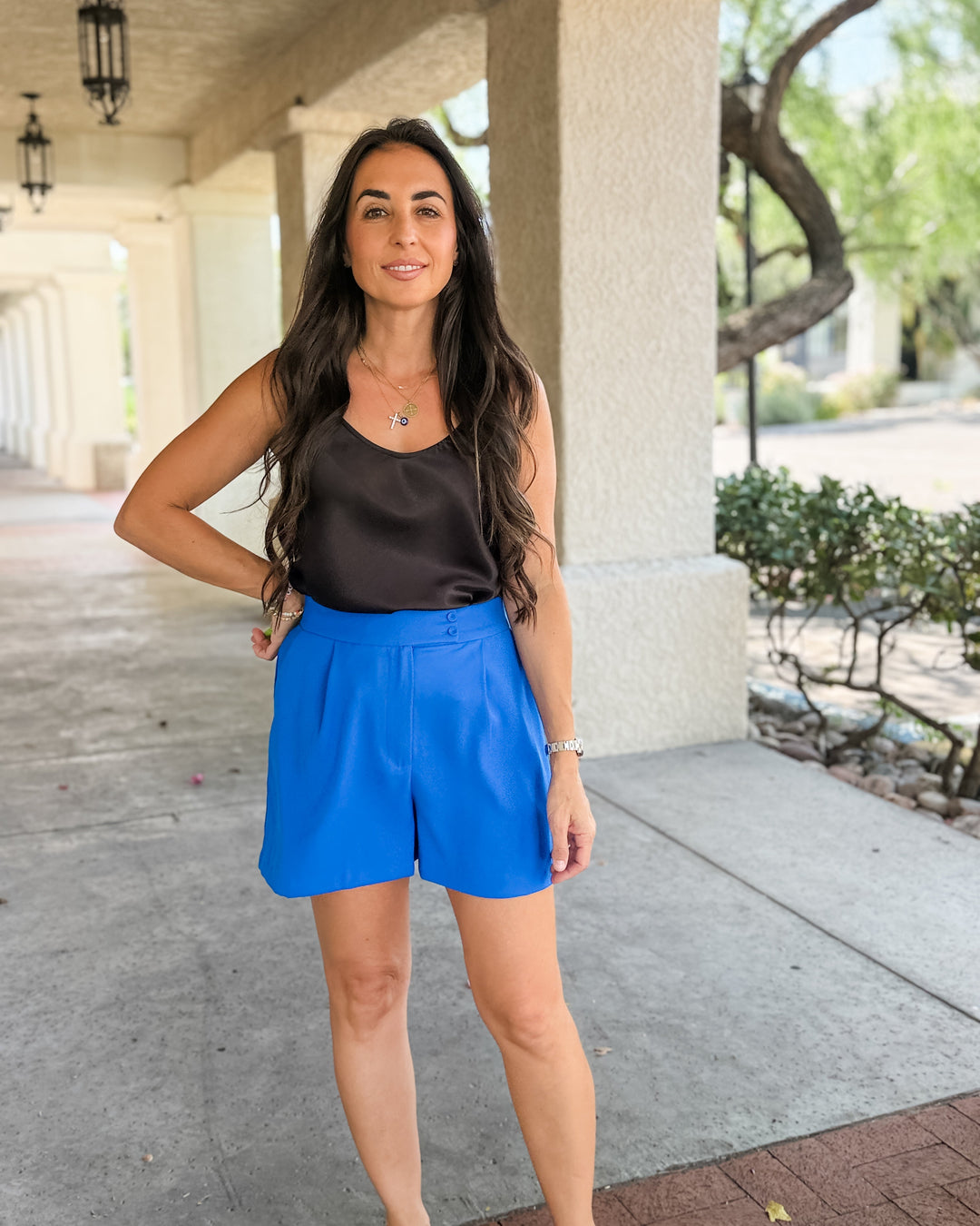 The Romy Shorts - Electric Blue