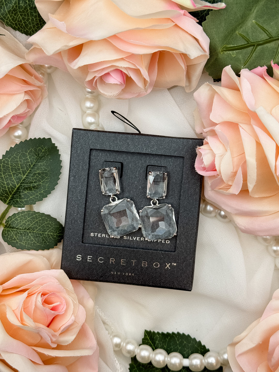 The Crystal Drop Earrings