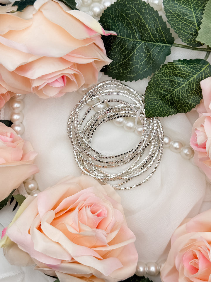Isla Rhinestone Bracelet Set