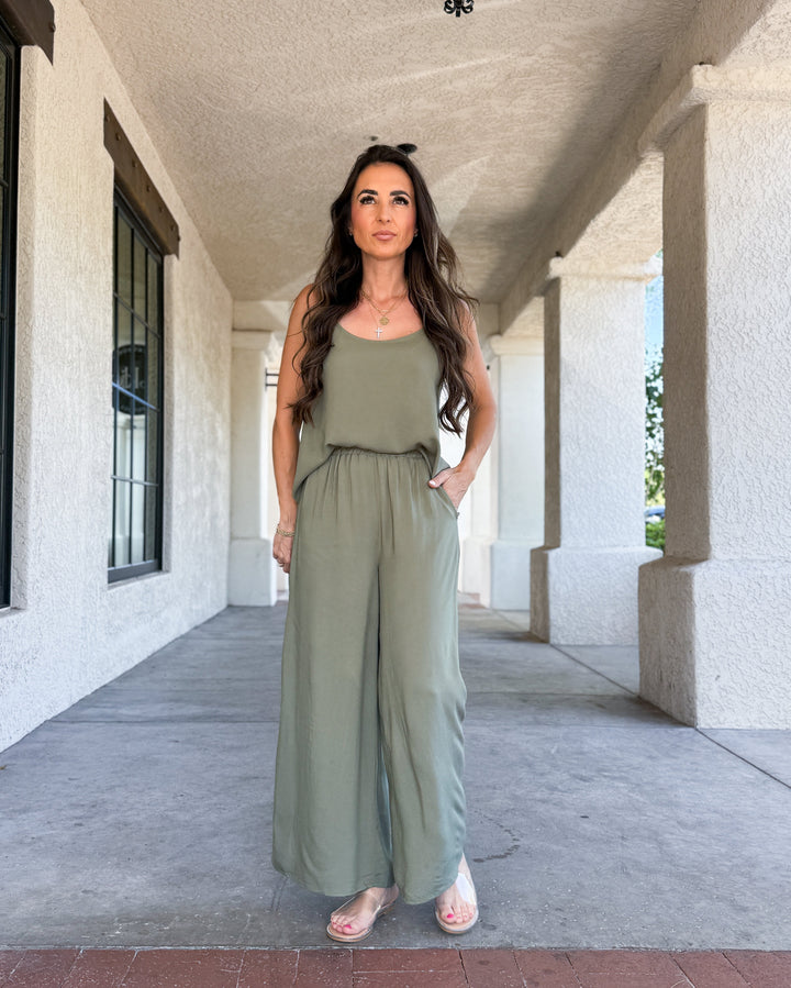 The Isla Cami - Olive