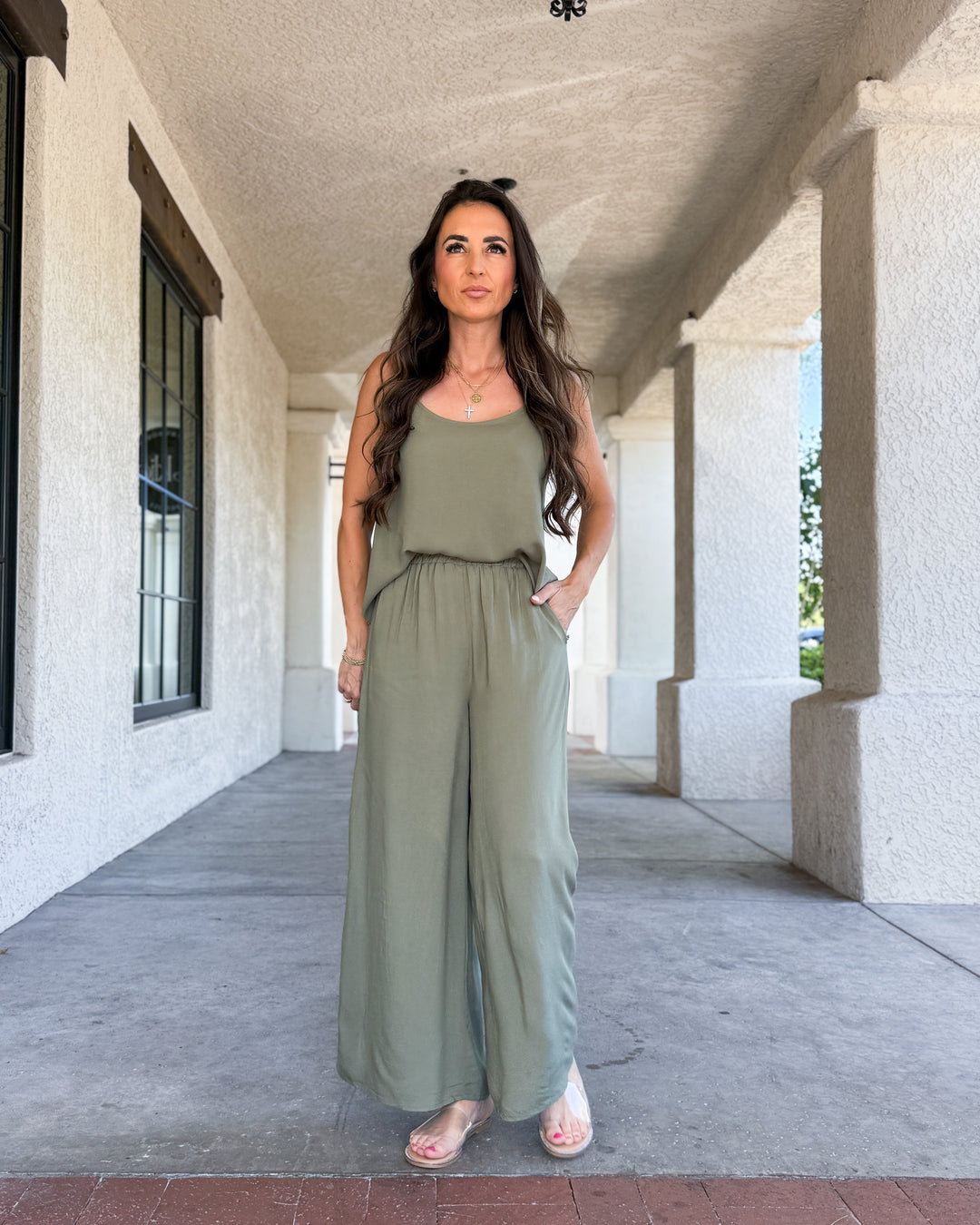 The Isla Cami - Olive