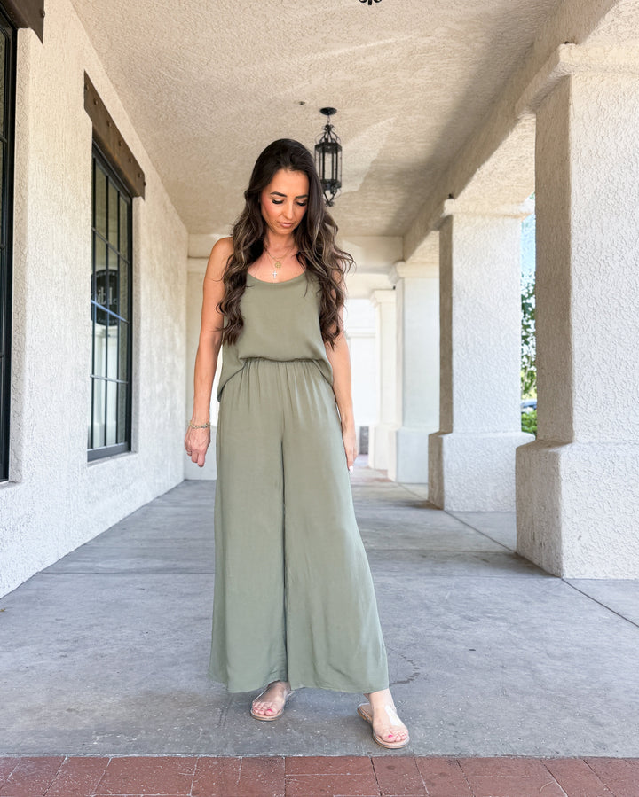 The Isla Pants - Olive