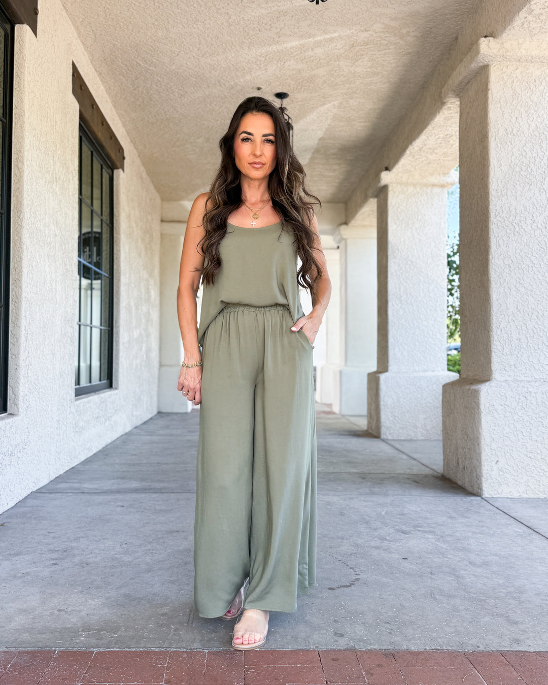 The Isla Cami - Olive