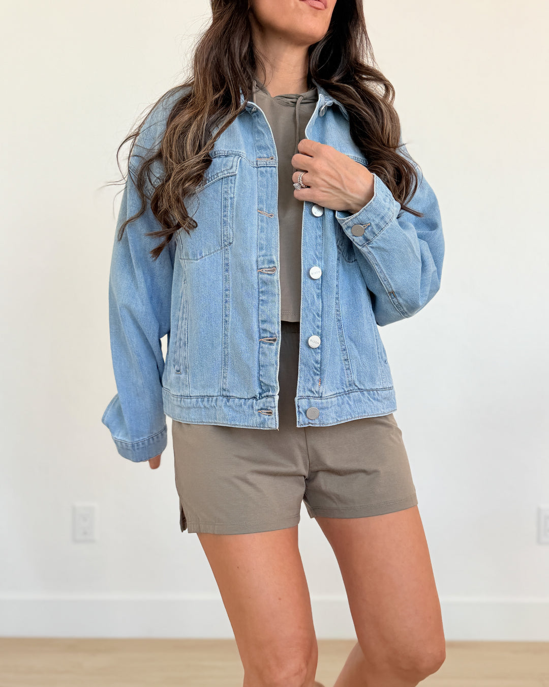 The Claire Denim Oversized Jacket