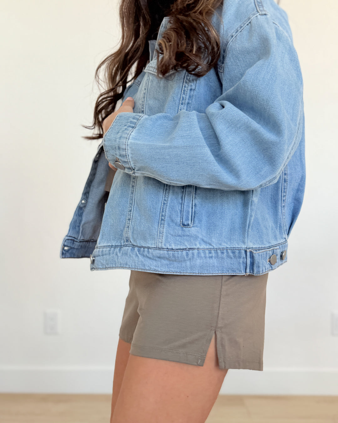 The Claire Denim Oversized Jacket