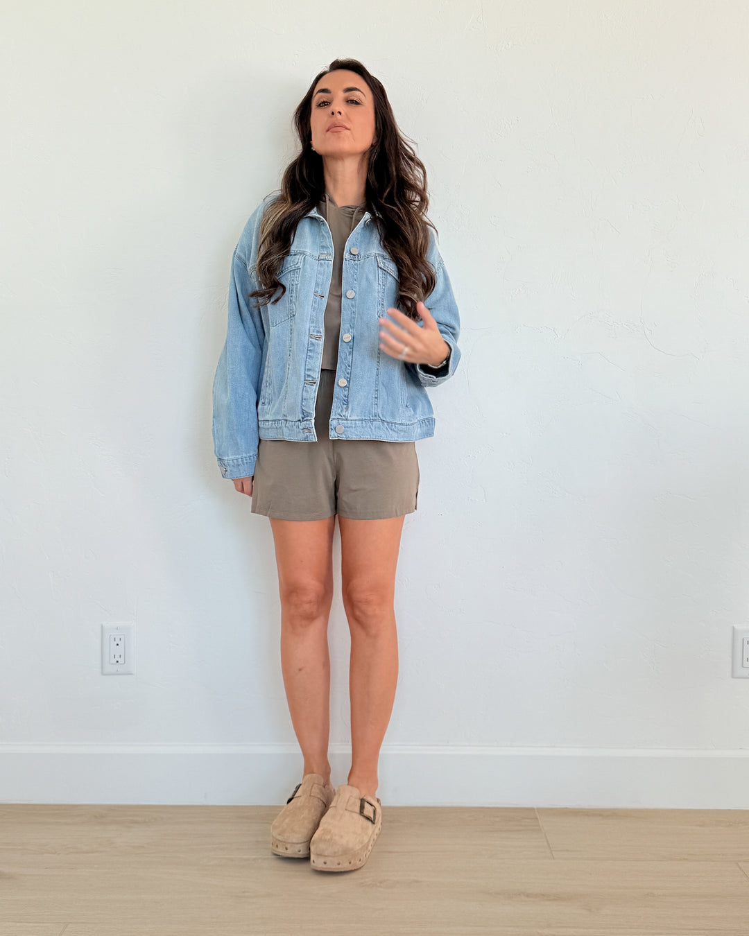 The Claire Denim Oversized Jacket