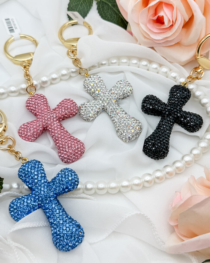 Cross Bling Keychain