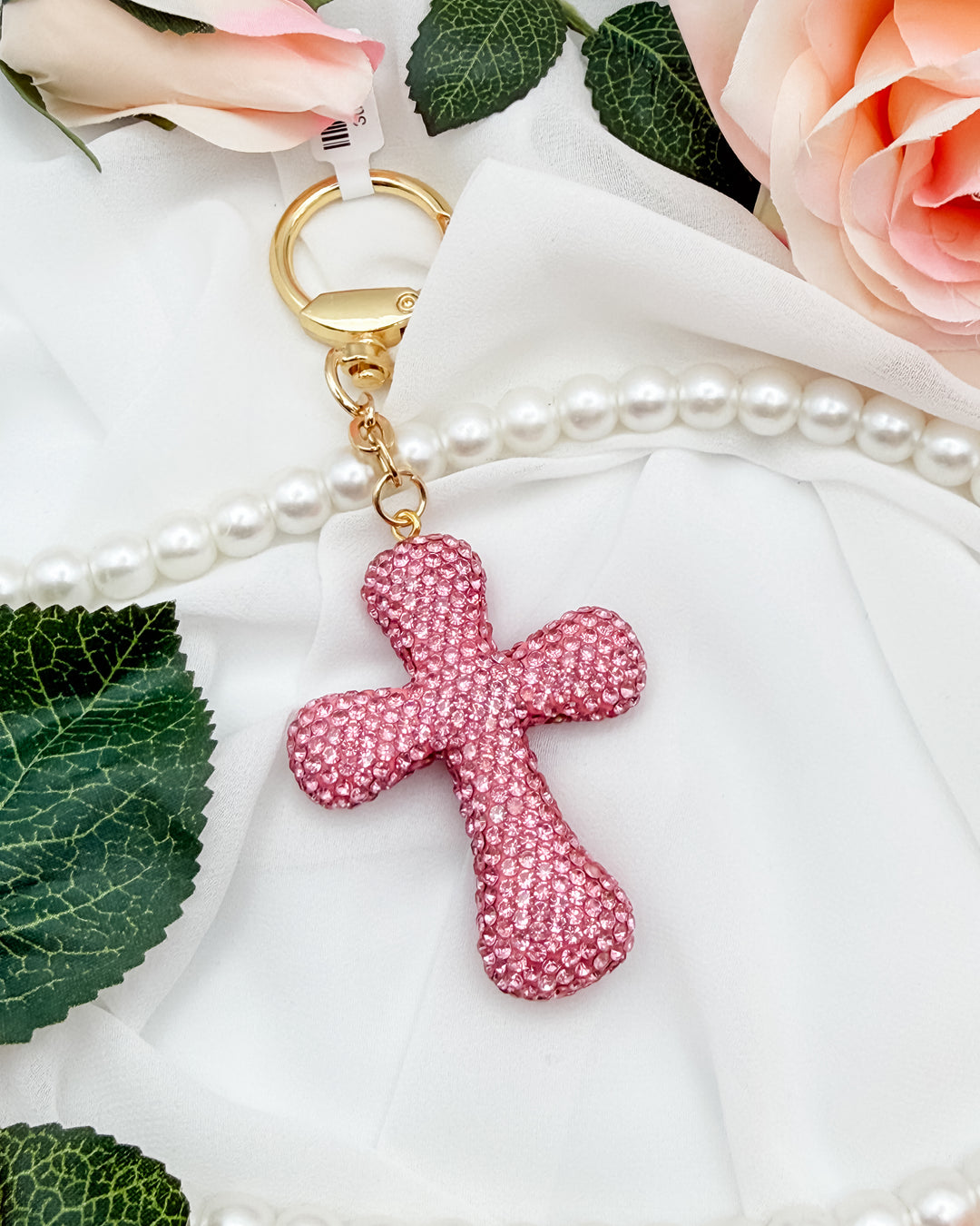 Cross Bling Keychain