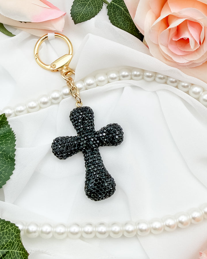 Cross Bling Keychain