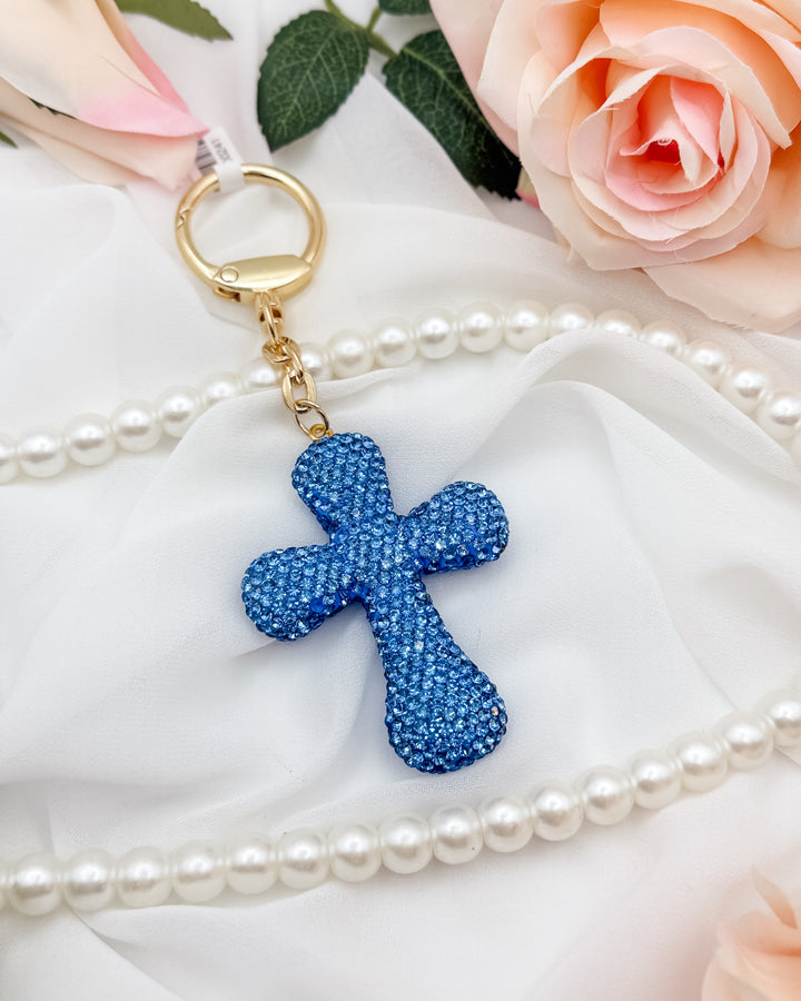 Cross Bling Keychain