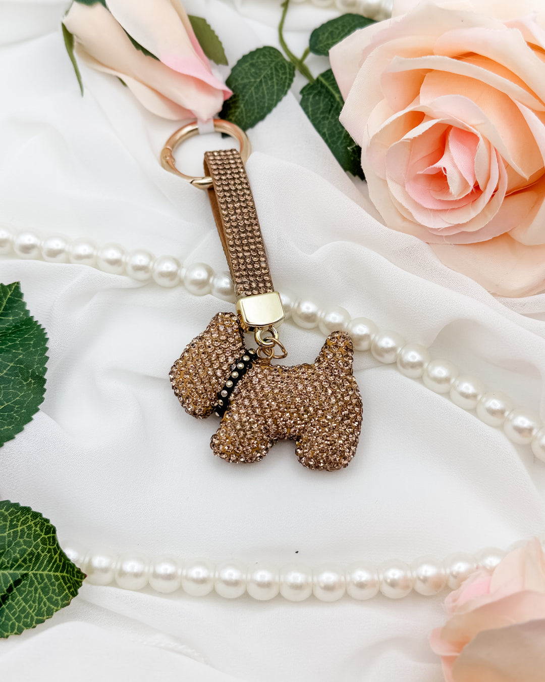 Dog Bling Keychain With Strap
