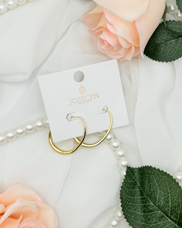 The Teardrop Hoop Earrings