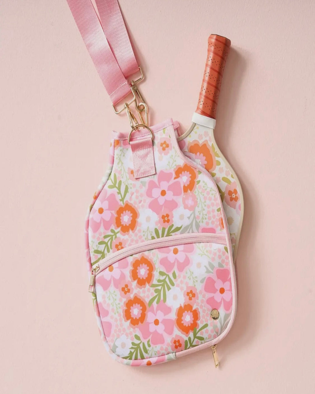 Pickleball Paddle - Beyond Blooms Pink Orange