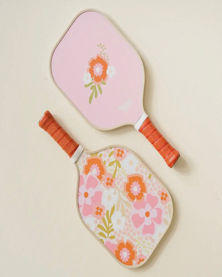 Pickleball Paddle - Beyond Blooms Pink Orange