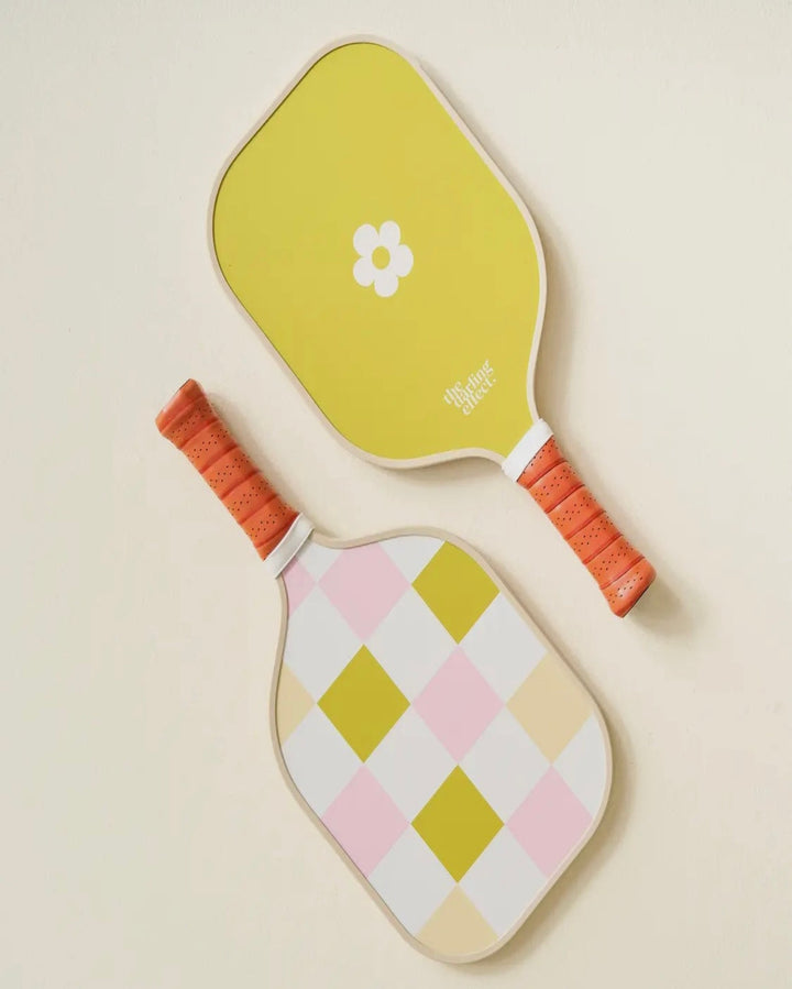 Pickleball Paddle - Check Green