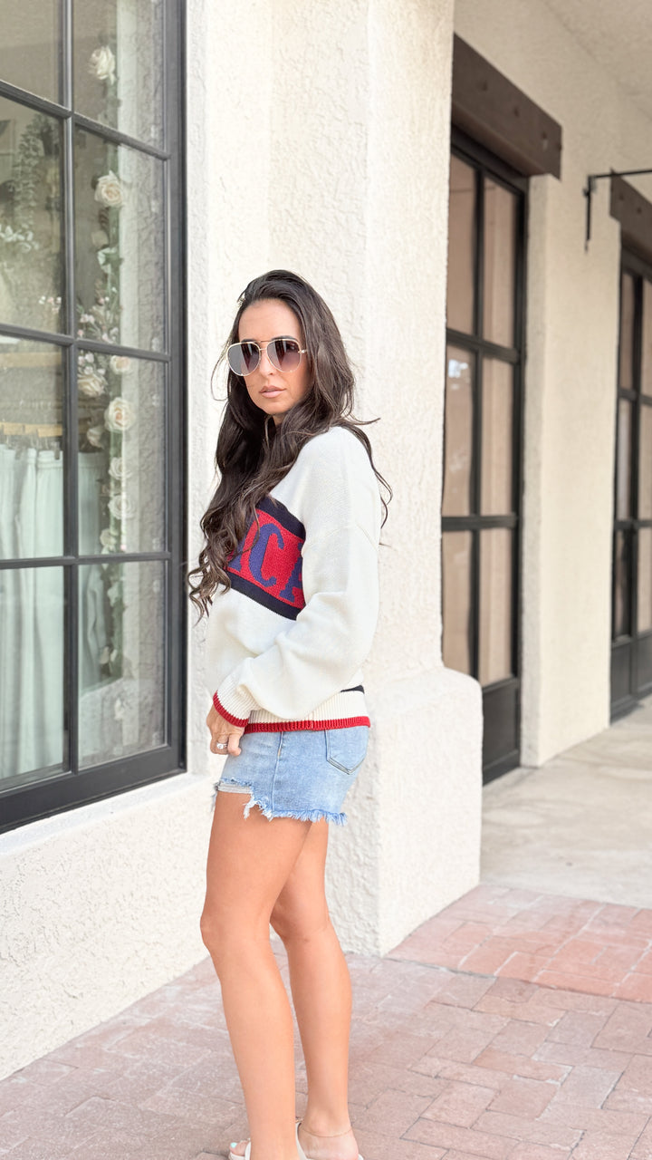 The Merritt Americana Graphic Sweater
