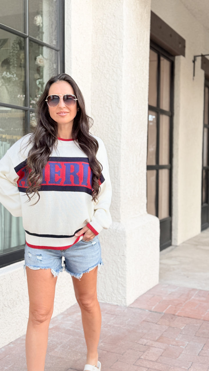 The Merritt Americana Graphic Sweater