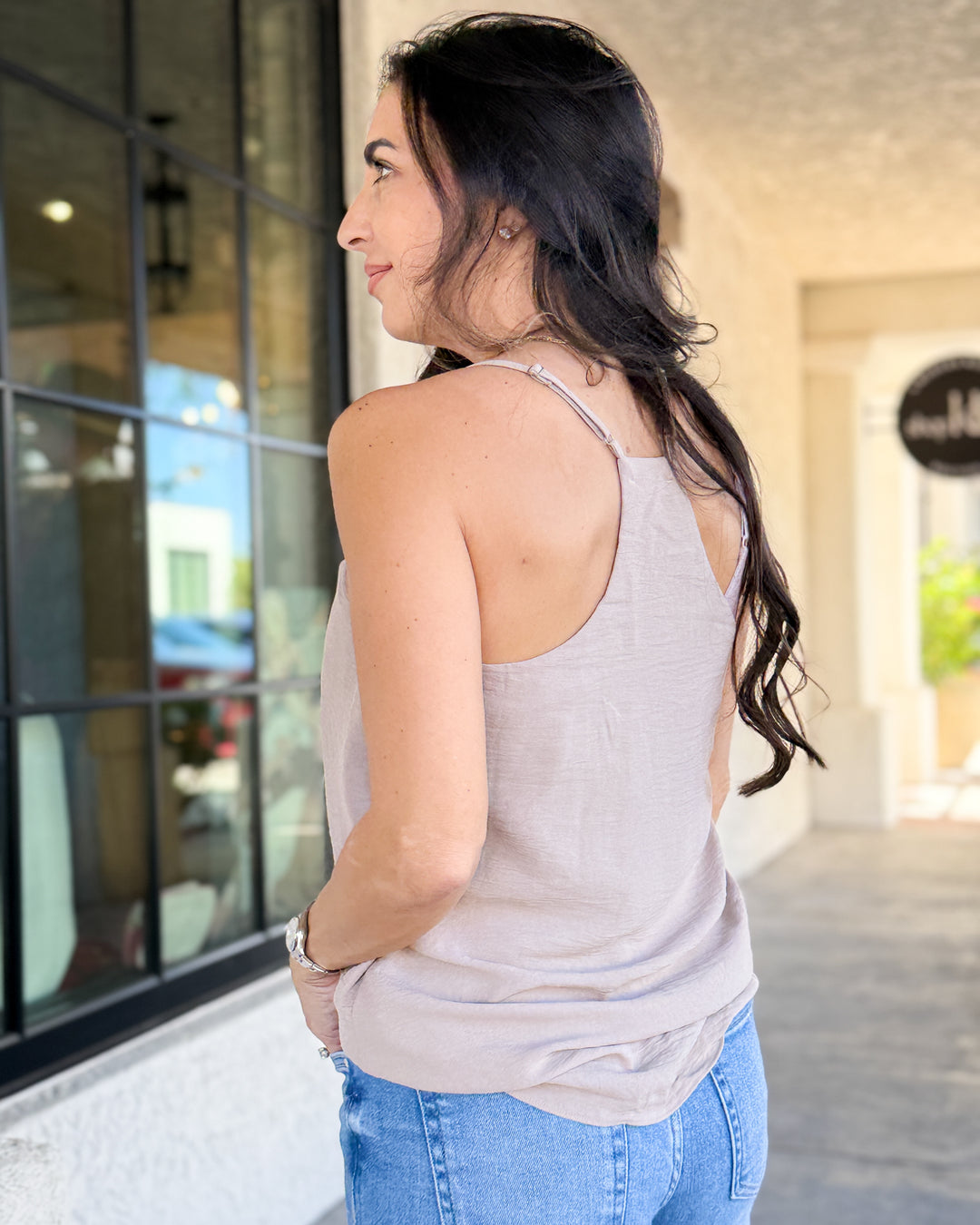 The Maryann Cami Top - Light Mocha