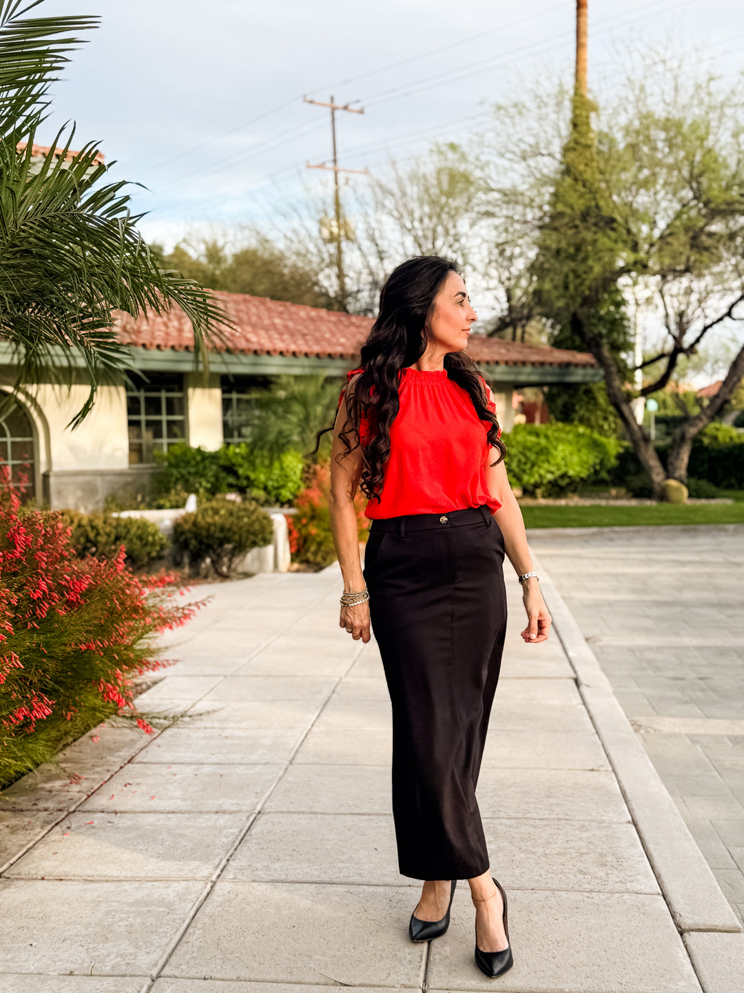 The Victoria Maxi Skirt With Button Closure