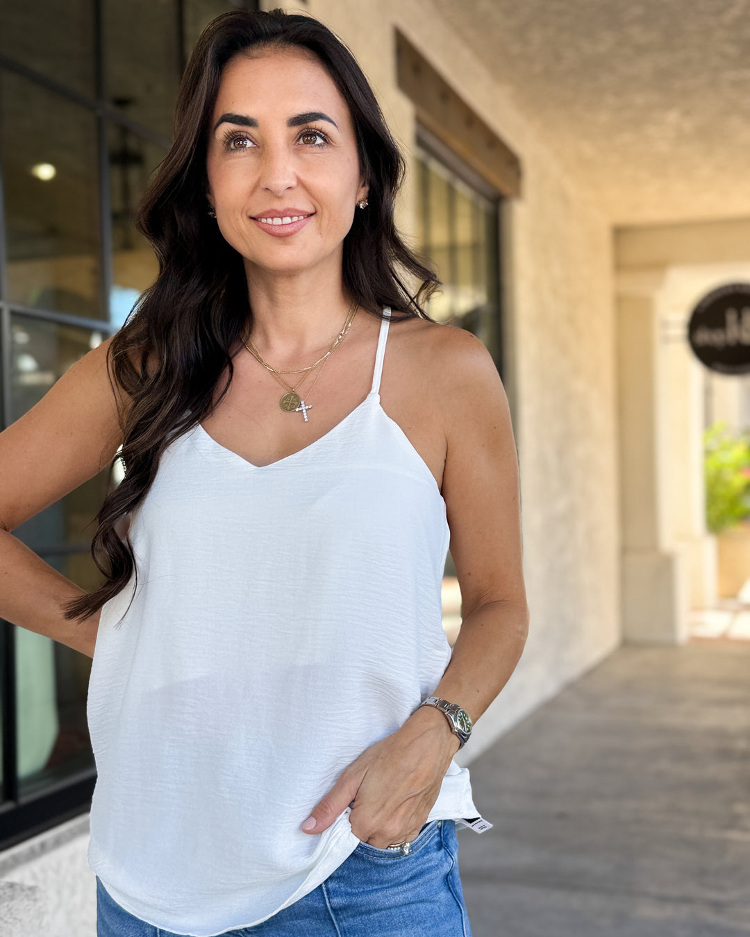 The Maryann Cami Top - Off White