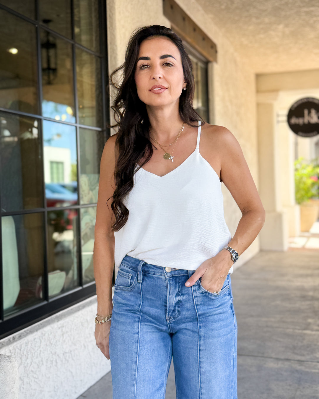 The Maryann Cami Top - Off White