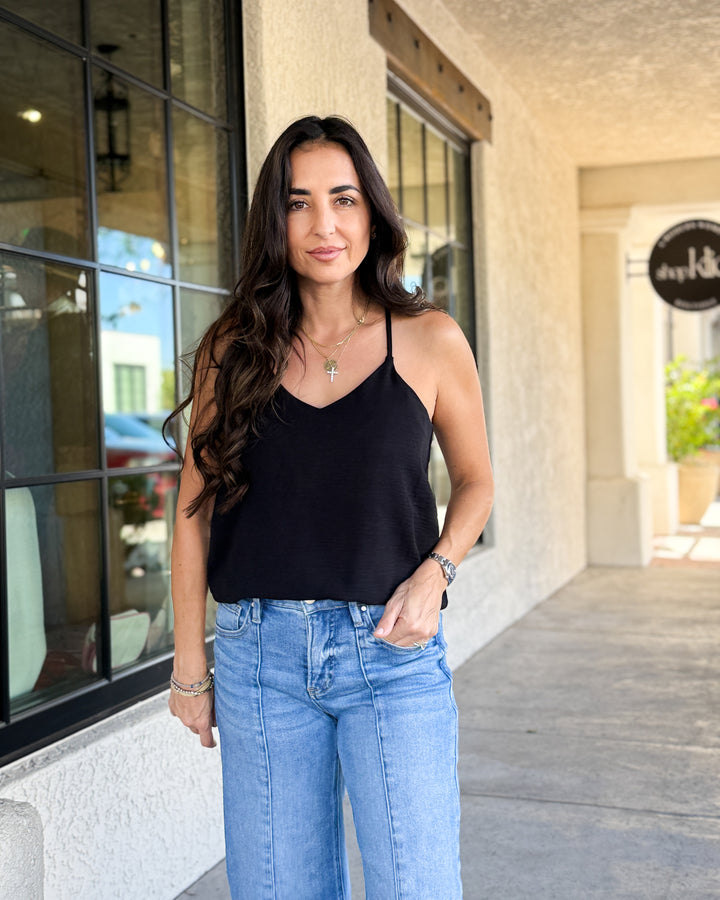 The Maryann Cami Top - Black