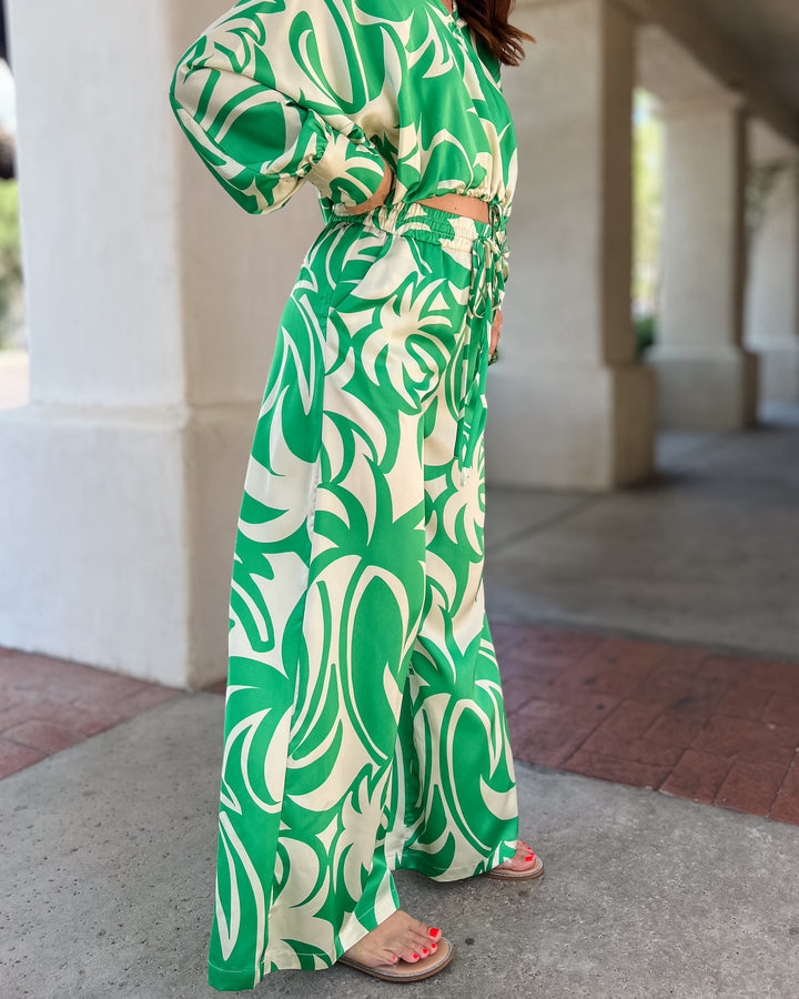 The Marisa Satin Wide Leg Pants