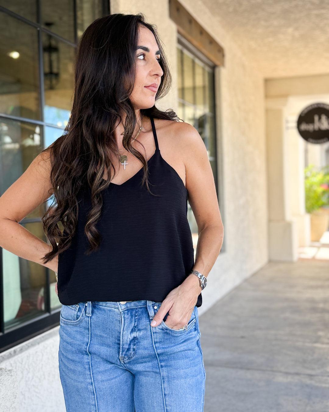 The Maryann Cami Top - Black