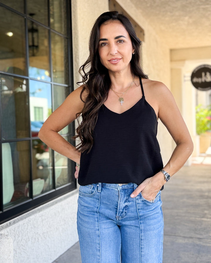 The Maryann Cami Top - Black