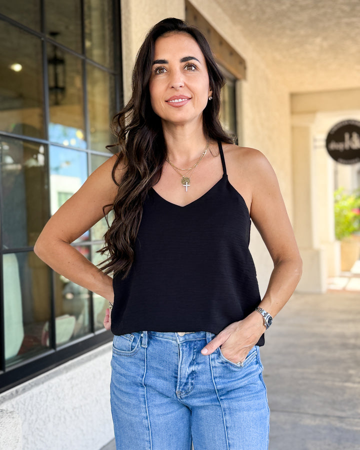 The Maryann Cami Top - Black
