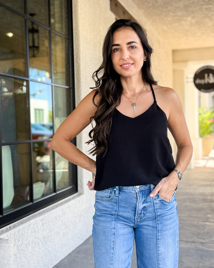 The Maryann Cami Top - Black