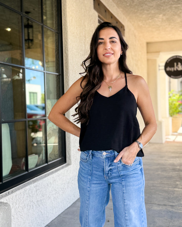 The Maryann Cami Top - Black
